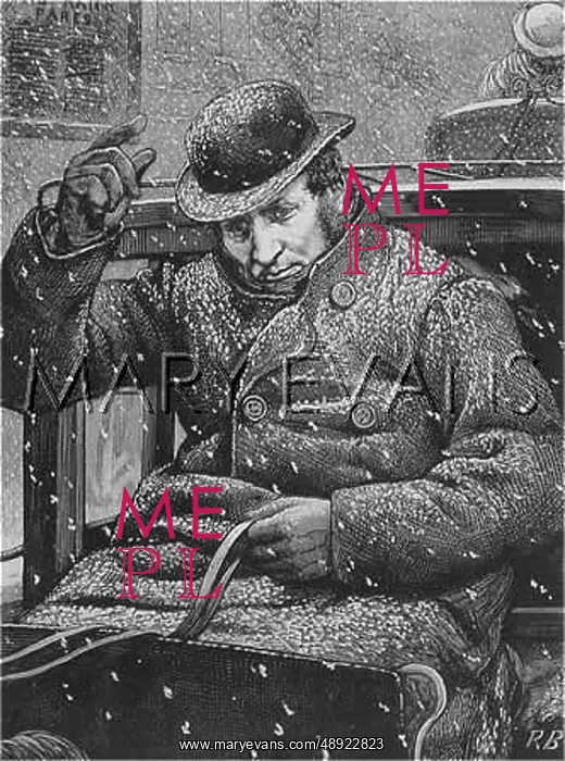  : CABBIE IN THE SNOW