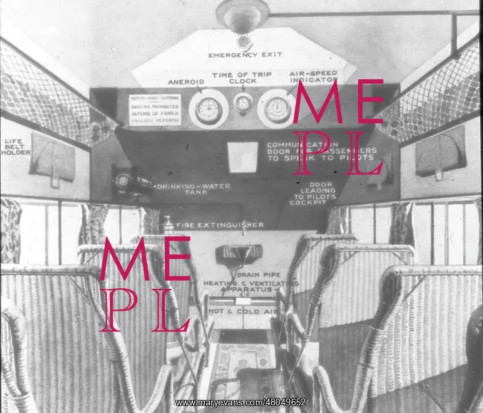 : Cabin of the Armstrong Whitworth Argosy : Cabin of the Armstrong Whitworth Argosy