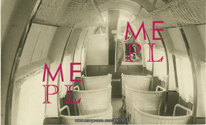 : The cabin interior of Vickers Vimy Commercial, G-EASI, C : The cabin interior of Vickers Vimy Commercial, G-EASI, C