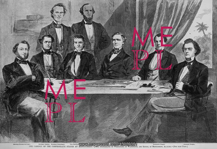 : Cabinet of the Confederate States at Montgomery : Cabinet of the Confederate States at Montgomery