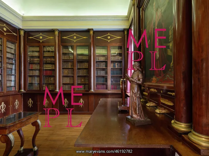 : Cabinet de Lecture, Villa Massena, Nice, Provence, France : Cabinet de Lecture, Villa Massena, Nice, Provence, France