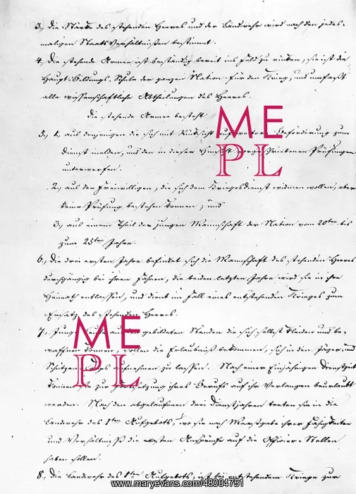 : Cabinet order from King Friedrich Wilhelm III : Cabinet order from King Friedrich Wilhelm III