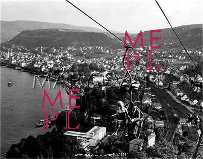 : CABLE CAR ABOVE RHINE : CABLE CAR ABOVE RHINE