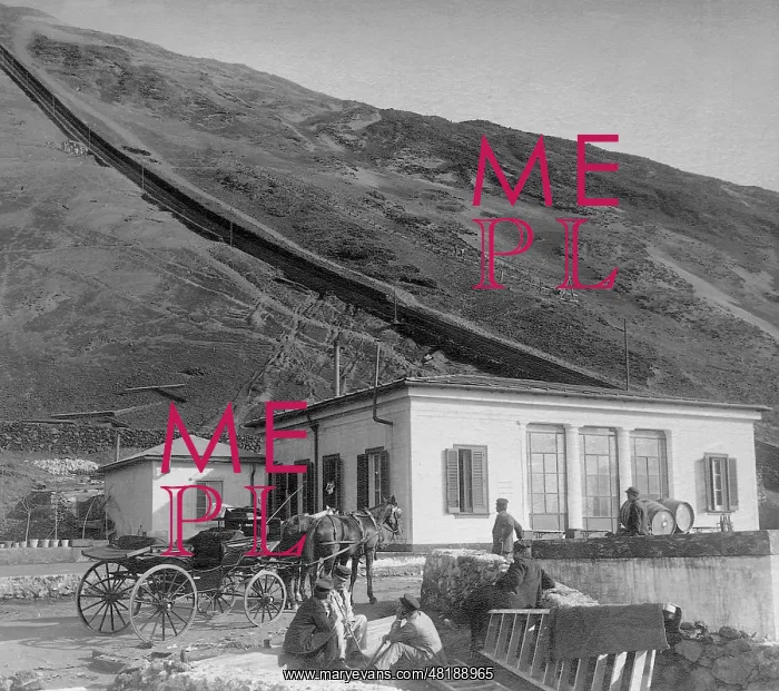 : Cable railway at Mt. Vesuvius, 1903 : Cable railway at Mt. Vesuvius, 1903