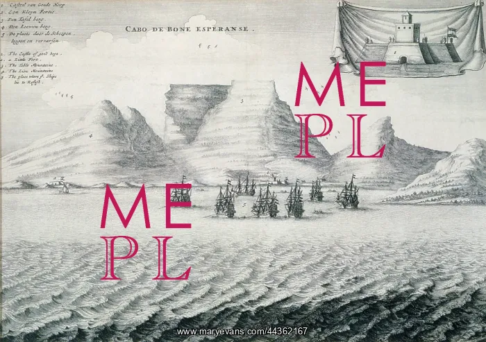 : Cabo de Bone Esperanse, after 1668 original : Cabo de Bone Esperanse, after 1668 original