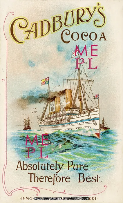 : CADBURY'S / SHIP ADVERT : CADBURY'S / SHIP ADVERT