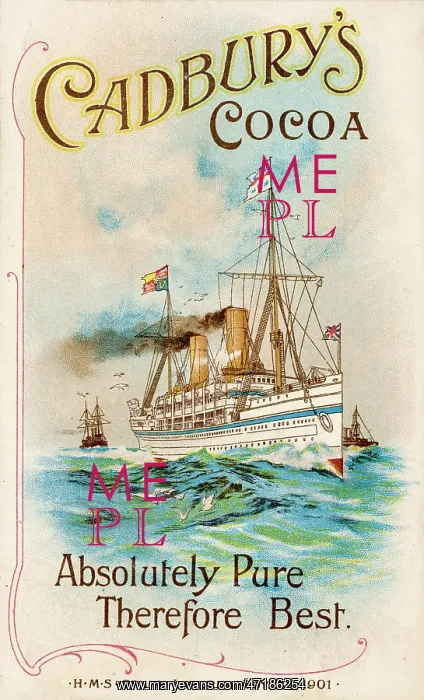 : CADBURY'S / SHIP ADVERT : CADBURY'S / SHIP ADVERT