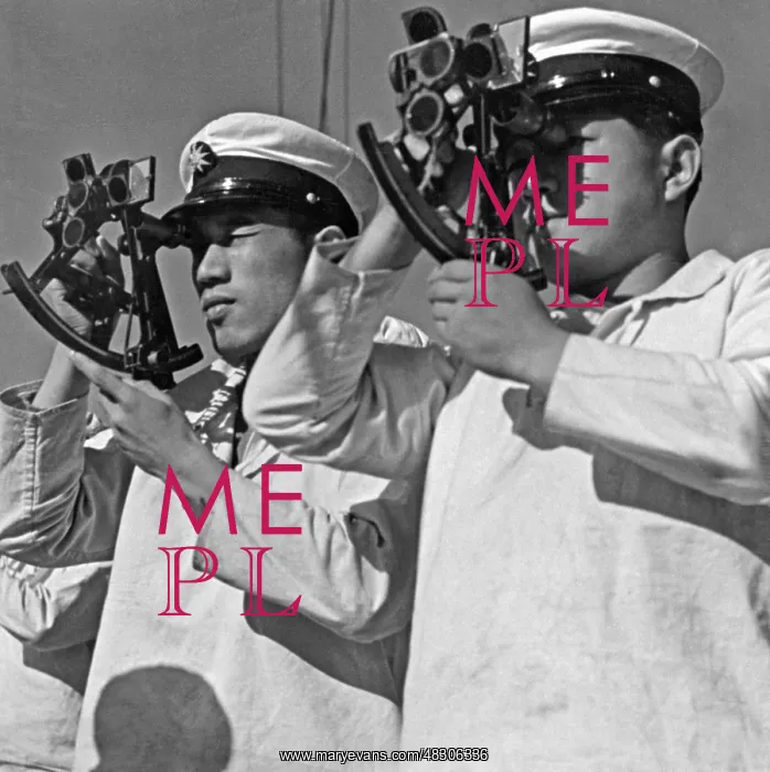 : Cadets during navigation exercises, 1930s : Cadets during navigation exercises, 1930s