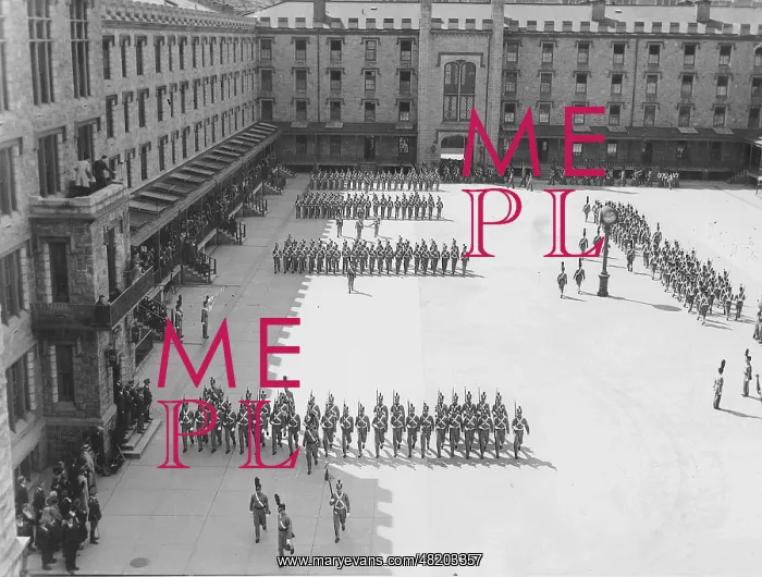 : Cadets parade in West Point, 1934 : Cadets parade in West Point, 1934