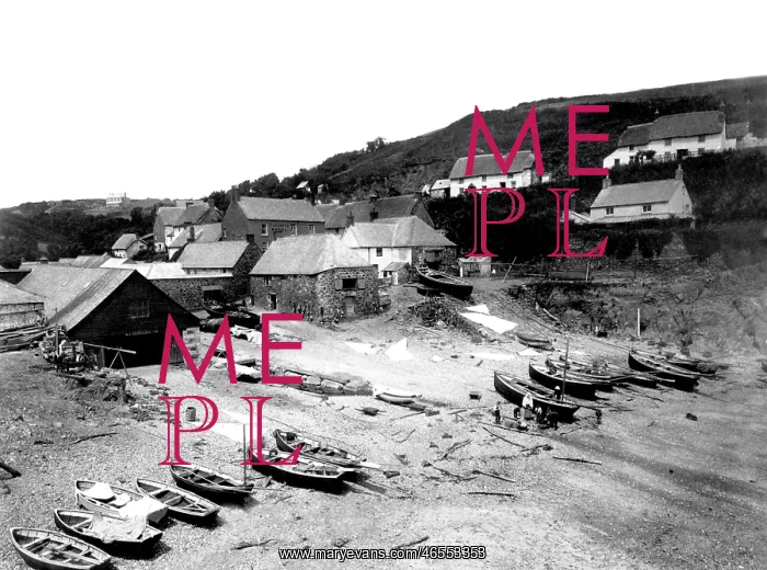  : Cadgwith, from Bathing Rock 1899