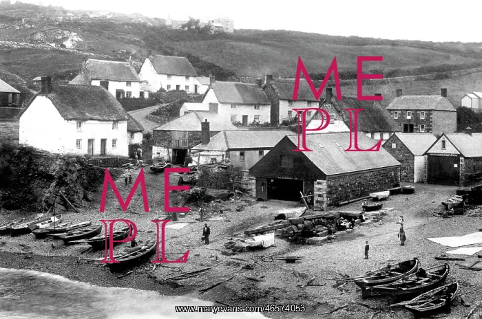  : Cadgwith, the Beach 1899