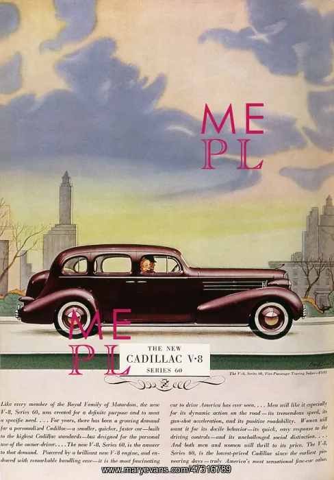 : CADILLAC V-8 SERIES 60 : CADILLAC V-8 SERIES 60