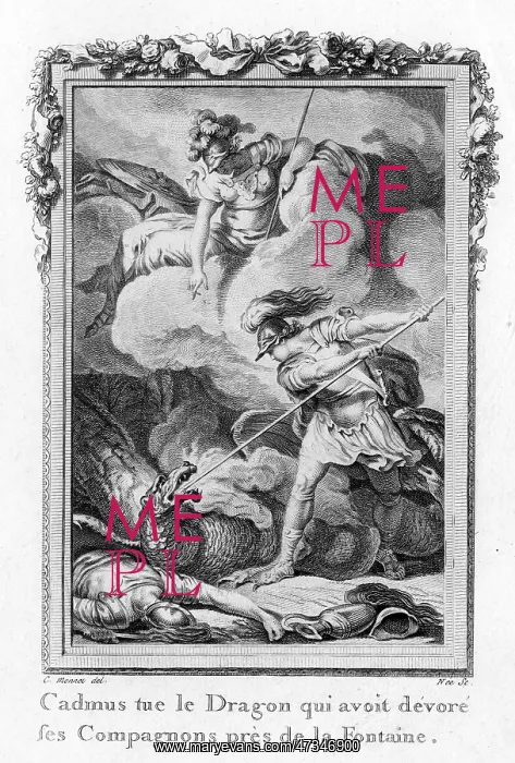 : CADMUS AND THE DRAGON : CADMUS AND THE DRAGON