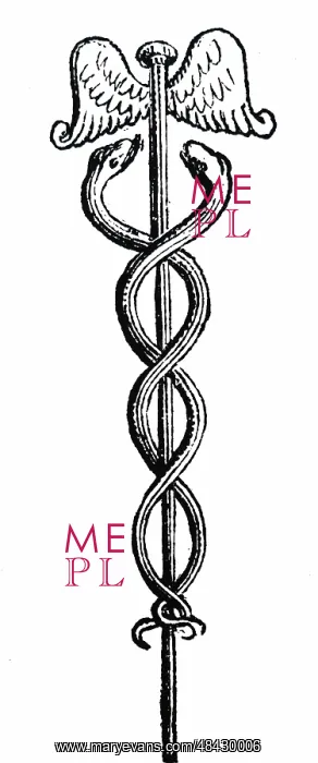 : Caduceus. From the Imperial Dictionary, Blackie : Caduceus. From the Imperial Dictionary, Blackie