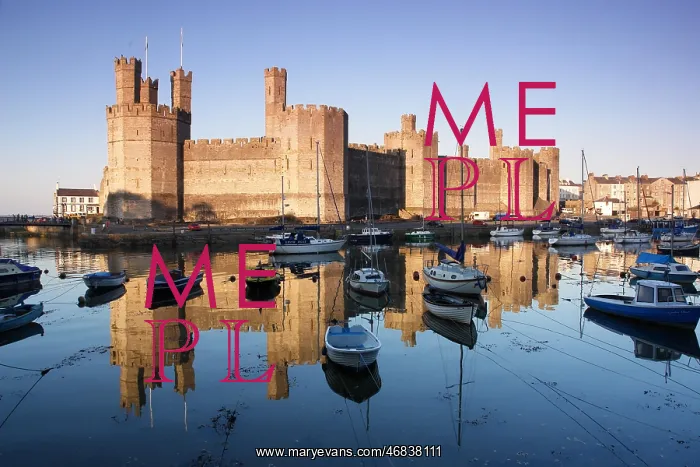 : Caernarfon Castle, Gwynedd, North Wales : Caernarfon Castle, Gwynedd, North Wales