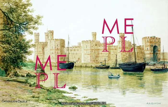 : Caernarfon Castle, Gwynedd, Wales : Caernarfon Castle, Gwynedd, Wales