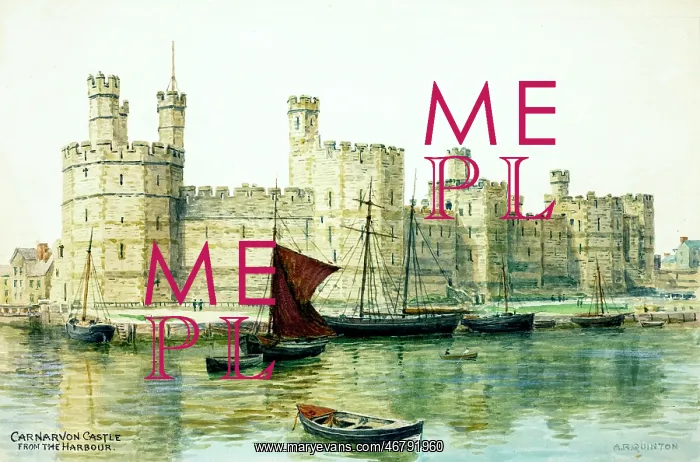 : Caernarfon Castle, Gwynedd, Wales : Caernarfon Castle, Gwynedd, Wales