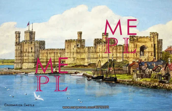 : Caernarfon Castle, Gwynedd, Wales : Caernarfon Castle, Gwynedd, Wales