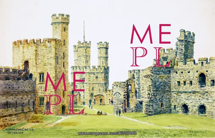 : Caernarfon Castle, Gwynedd, Wales : Caernarfon Castle, Gwynedd, Wales