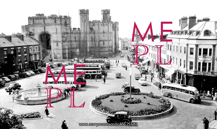  : Caernarfon, Castle Square c1955