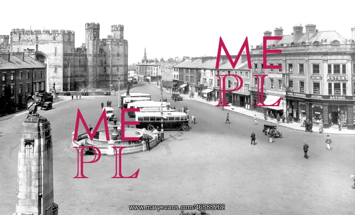 : Caernarfon, the Square 1933