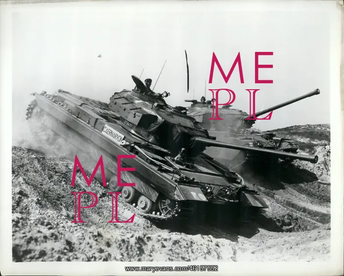 : Caernarvon tank in armoured vehicles demonstration : Caernarvon tank in armoured vehicles demonstration