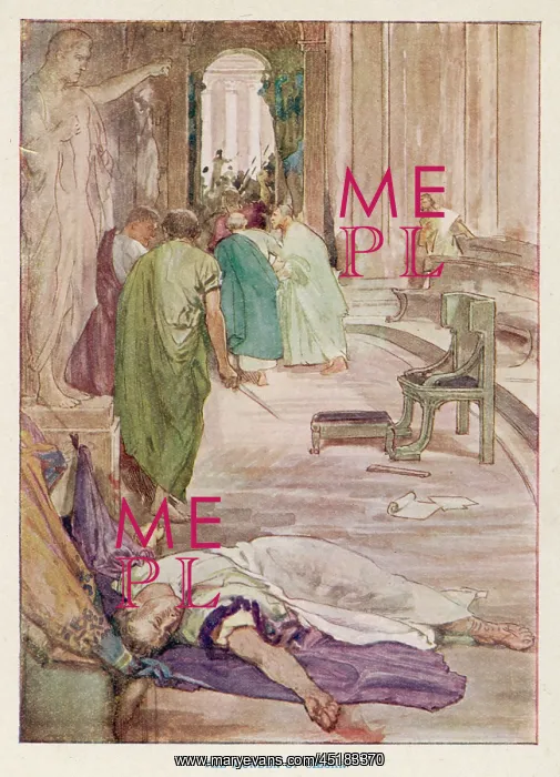 : CAESAR ASSASSINATED : CAESAR ASSASSINATED