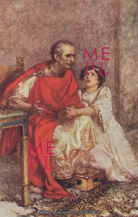 : Caesar and Calpurnia in Julius Caesar : Caesar and Calpurnia in Julius Caesar
