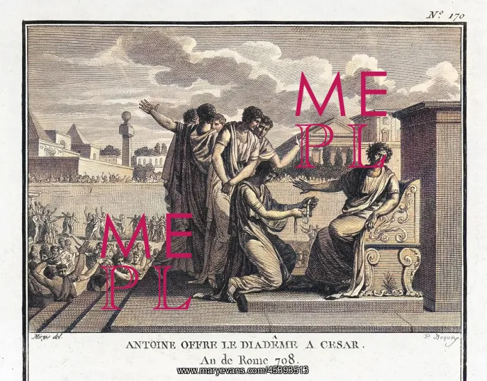: CAESAR REFUSES CROWN : CAESAR REFUSES CROWN