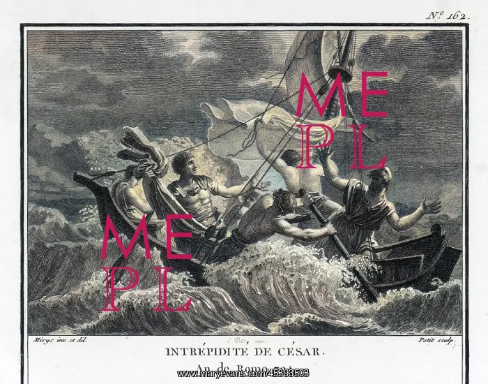 : CAESAR IN A STORM AT SEA : CAESAR IN A STORM AT SEA