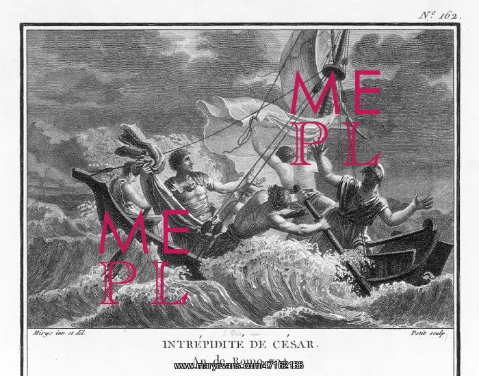 : CAESAR IN A STORM AT SEA : CAESAR IN A STORM AT SEA