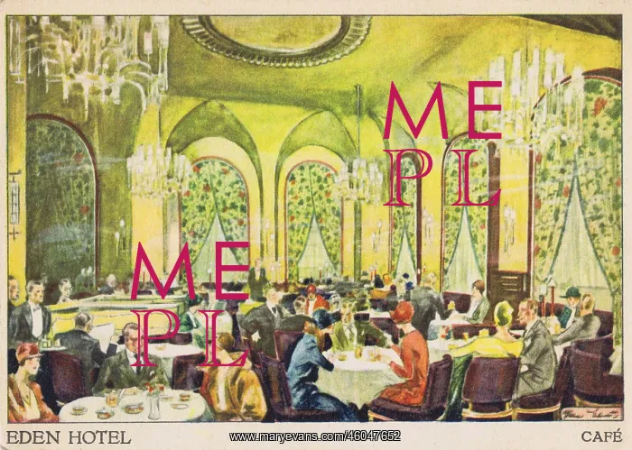  : The caf? at the Eden Hotel, Berlin