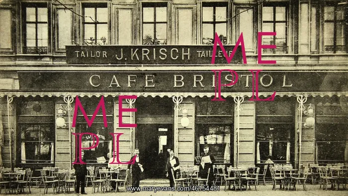 : Cafe Bristol and Tailor J - Krisch in Vienna : Cafe Bristol and Tailor J - Krisch in Vienna