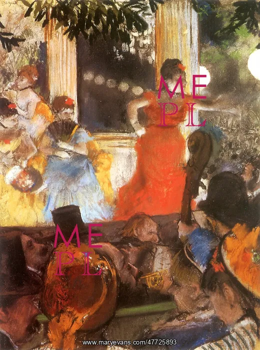  : Cafe Concert, by Degas