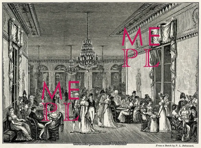 : Cafe Frascati in Paris, 1806 : Cafe Frascati in Paris, 1806