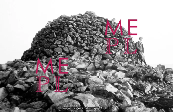 : Cairn at the summit of Scafell Pike, Lake District : Cairn at the summit of Scafell Pike, Lake District