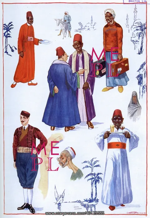 : Cairo Characters, ministers to the traveller's comfort : Cairo Characters, ministers to the traveller's comfort
