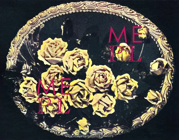 : Cake design, flower making. Marzipan Rose Plaque : Cake design, flower making. Marzipan Rose Plaque