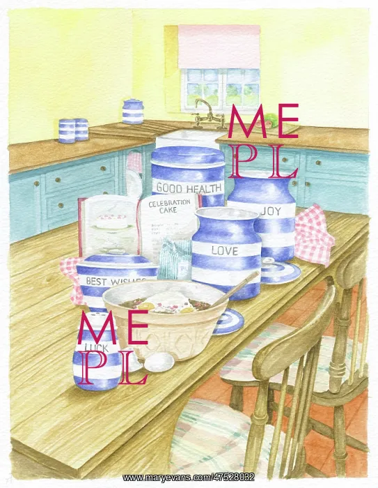 : Cake making ingredients on a table : Cake making ingredients on a table