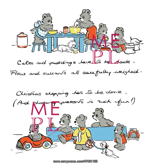 : Cakes and puddings have to be made -- bears : Cakes and puddings have to be made -- bears