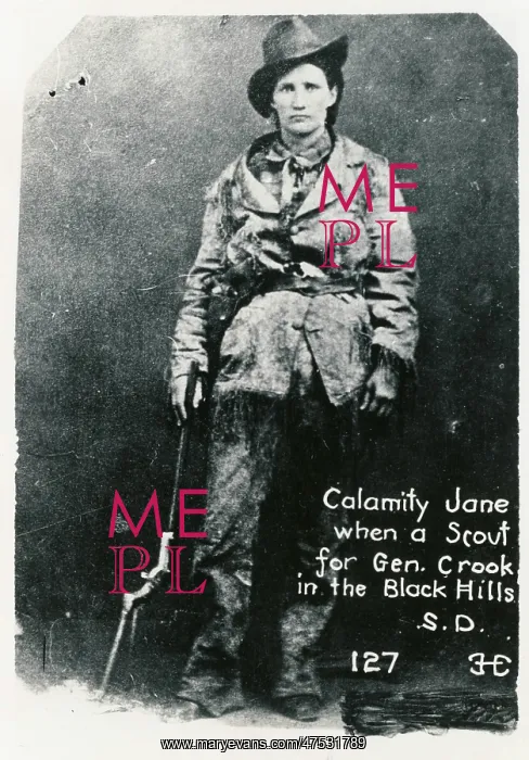  : Calamity Jane when she was a scout for General Crook