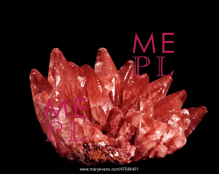 : Calcite. Pink crystals of calcite from Cumberland : Calcite. Pink crystals of calcite from Cumberland