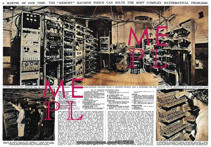 : A Calculating machine, 1949 : A Calculating machine, 1949