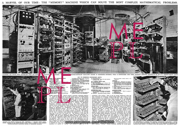 : A Calculating machine, 1949 : A Calculating machine, 1949