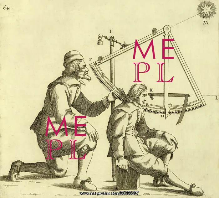 : Calculating Sun's Elevation, Dell'Arcano del Mare, 1646 : Calculating Sun's Elevation, Dell'Arcano del Mare, 1646