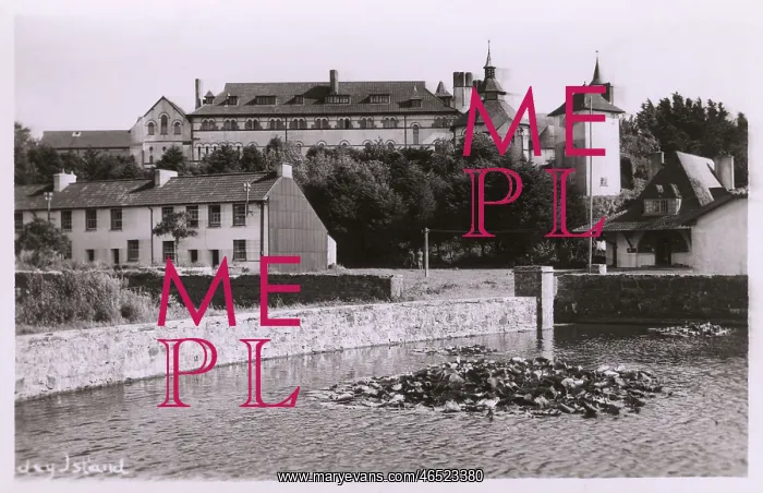 : Caldey Island, Wales - The Monastery : Caldey Island, Wales - The Monastery