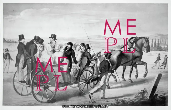 : Caleche ride, painting : Caleche ride, painting