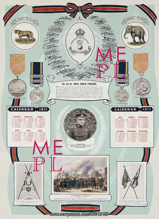 : Calendar - British Military : Calendar - British Military