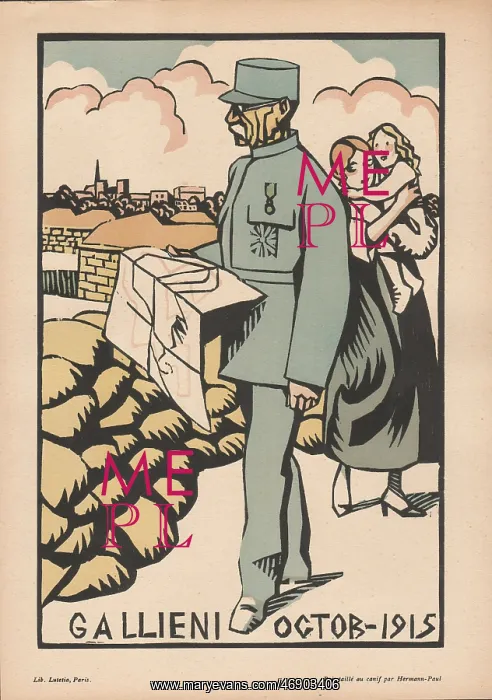 : Calendar, October 1915, WW1 : Calendar, October 1915, WW1