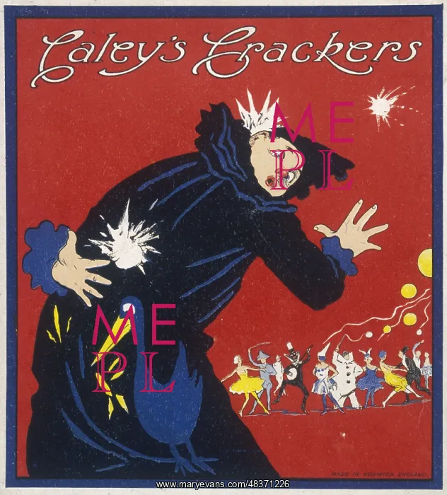 : Caleys Christmas Cracker label : Caleys Christmas Cracker label